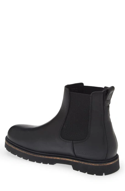 Birkenstock Stalon Ii Waxy Chelsea Boots In Leather Nubuck In Black