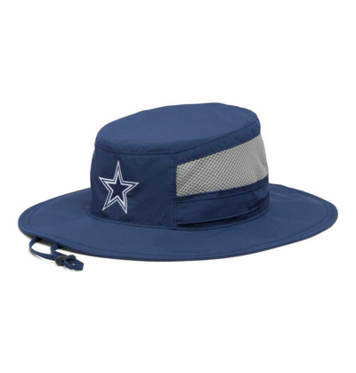 Shop Columbia Navy Dallas Cowboys Bora Bora Booney Ii Omni-shade Bucket Hat