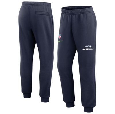Shop Nike Navy Seattle Seahawks 2023 Sideline Club Jogger Pants