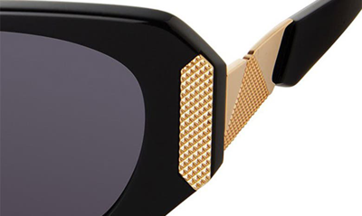 Shop Coco And Breezy Clover 55mm Rectangular Sunglasses In Black