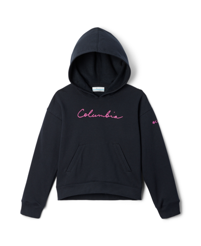 Shop Columbia Big Girls Trek Novelty Hoodie Sweatshirt In Black