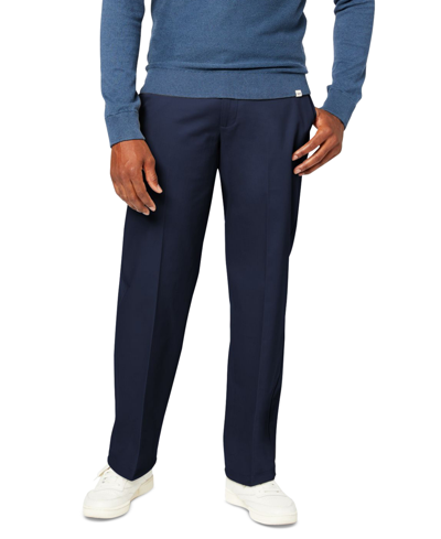 Shop Dockers Men's Signature Relaxed Fit Iron Free Pants With Stain Defender In Navy Blazer