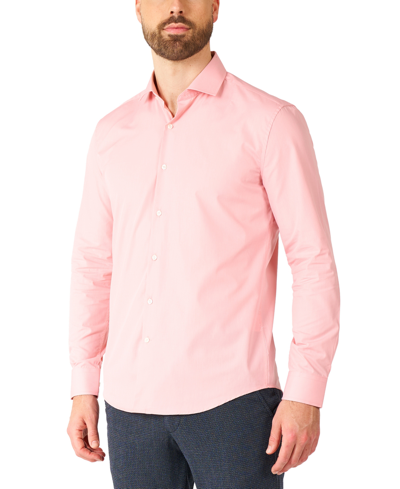 Shop Opposuits Men's Long-sleeve Lush Blush Shirt In Pink