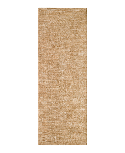 Shop Surya Masterpiece High-low Mpc-2300 2'8" X 7'3" Runner Area Rug In Tan