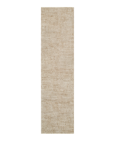 Surya Masterpiece High-low Mpc-2302 2'8" X 7'3" Runner Area Rug In Silver