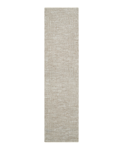 Shop Surya Masterpiece High-low Mpc-2308 2'8" X 7'3" Runner Area Rug In Silver