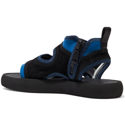 Shop Off-white Blue Neoprene Women's Sandal