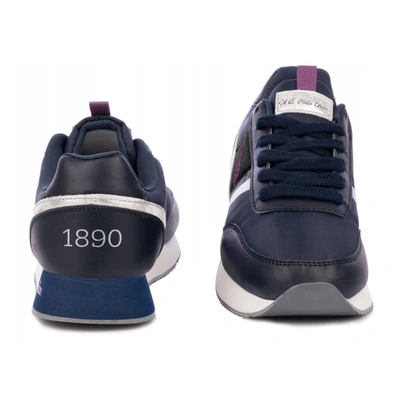 Shop U.s. Polo Assn . Blue Nylon Women's Sneaker