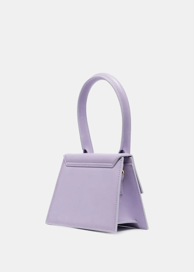 Shop Jacquemus Purple 'le Chiquito Moyen' Bag In Lilac