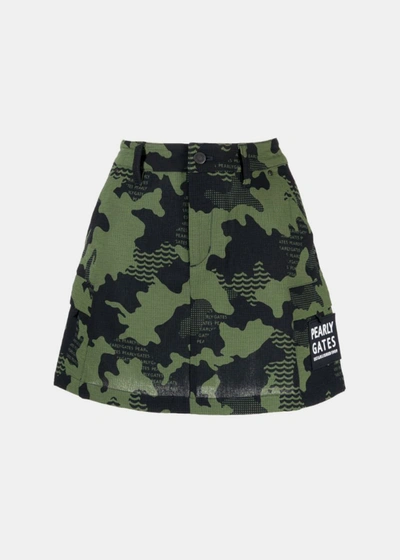 Shop Pearly Gates Khaki/green Camo Skirts