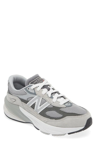 Shop New Balance Kids' 990v6 Sneaker In Grey