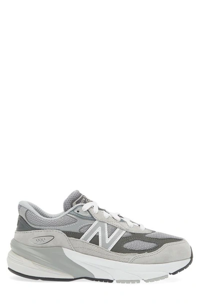 Shop New Balance Kids' 990v6 Sneaker In Grey