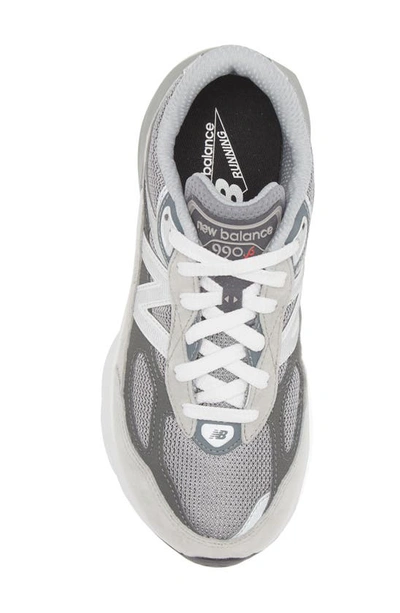 Shop New Balance Kids' 990v6 Sneaker In Grey