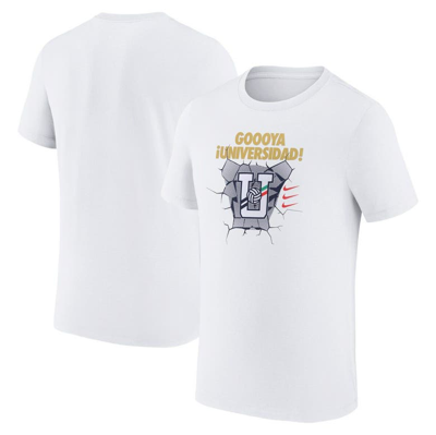 Shop Nike White Pumas Verbiage T-shirt