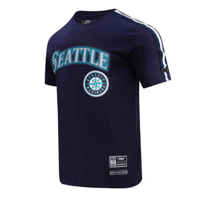 Shop Pro Standard Navy/ Seattle Mariners Taping T-shirt