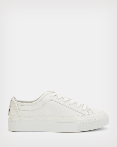 Allsaints Milla Platform Sneaker In Chalk White