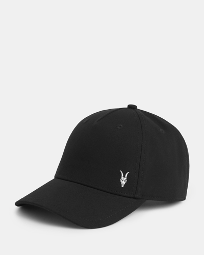 Shop Allsaints Fen Baseball Cap In Black