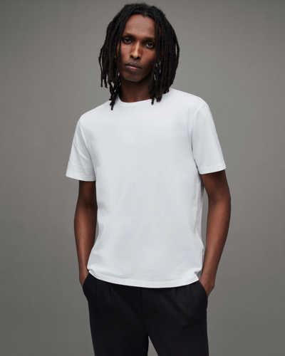 Shop Allsaints Curtis Regular Fit Crew Neck T-shirt In Optic White