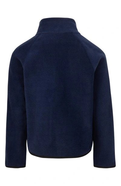 Nike Fleece Jacket In Obsidian