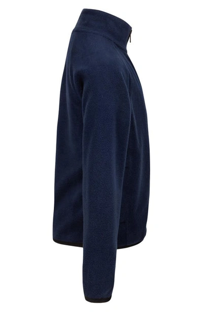Nike Fleece Jacket In Obsidian