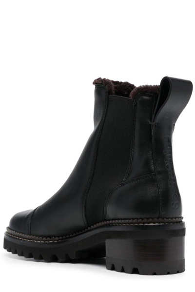 Shop See By Chloé Mallory Boots In Black