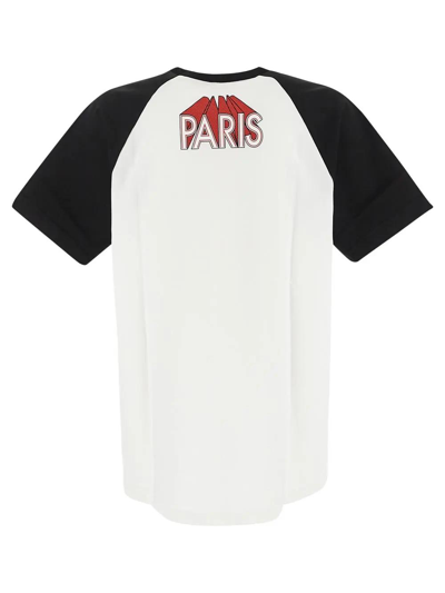 Shop Kenzo Raglan 3d T-shirt In Blanc Casse