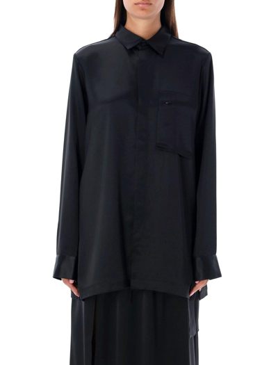 Shop Y-3 Collared Button-up Shirt