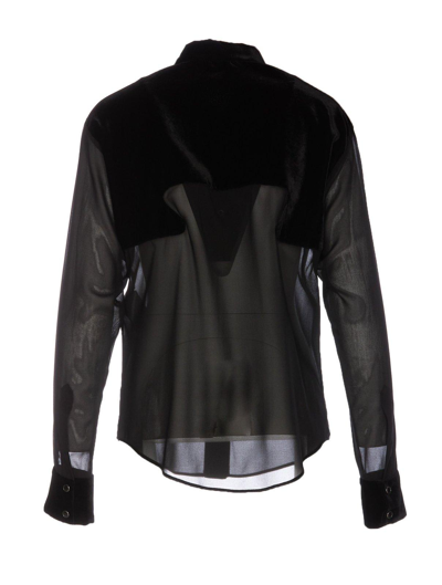 Shop Tom Ford Long-sleeved Buttoned Shirt In Black