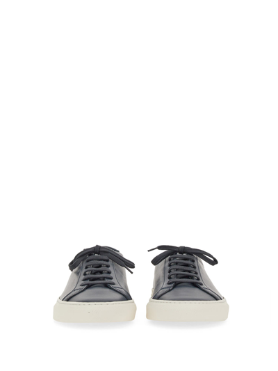Shop Common Projects Sneaker With Logo In Blue