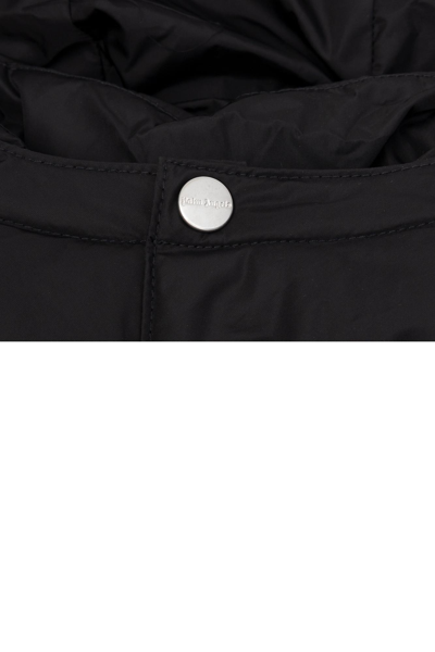 Shop Palm Angels Puffer Jacket With Logo In Black