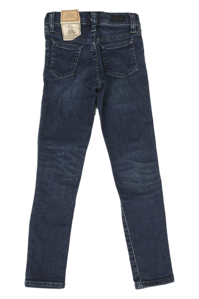Shop Ralph Lauren Logo Patch Straight Leg Jeans In Denim Blue