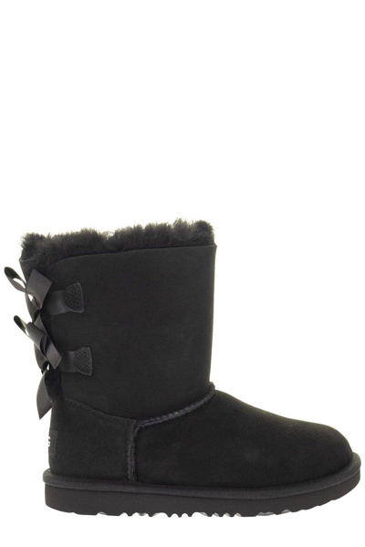 Shop Ugg Bailey Bow Ii Boots In Nero