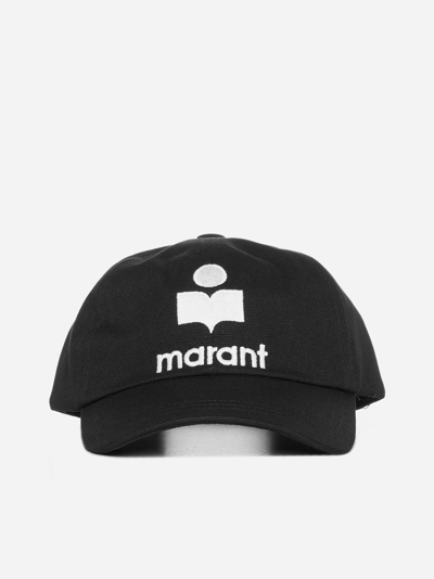 Shop Isabel Marant Tyron Cotton Baseball Cap