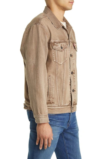 Shop Levi's Relaxed Fit Denim Trucker Jacket In The Woods