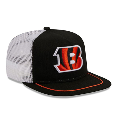 white and black bengals hat