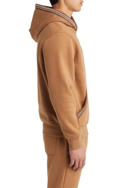 Shop Ugg Tasman Pullover Hoodie In Chestnut