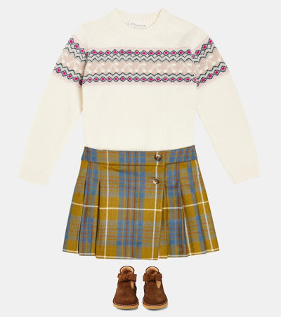 Bonpoint Skirt Check In Multicoloured