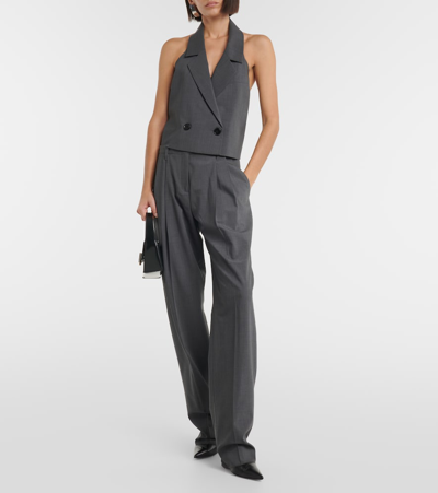 Shop Dorothee Schumacher Modern Sophistication Vest In Grey