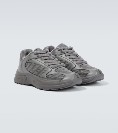 Shop Ami Alexandre Mattiussi Ami Sn2023 Low-top Sneakers In Grey