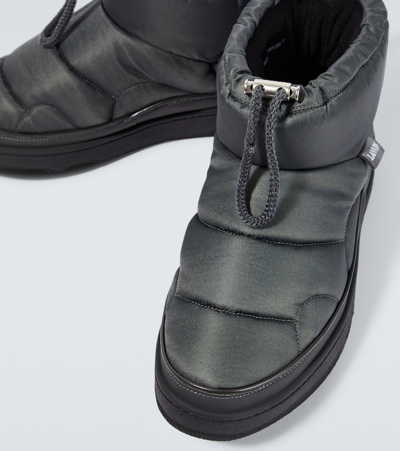 Lanvin Padded Ankle Boots In Green