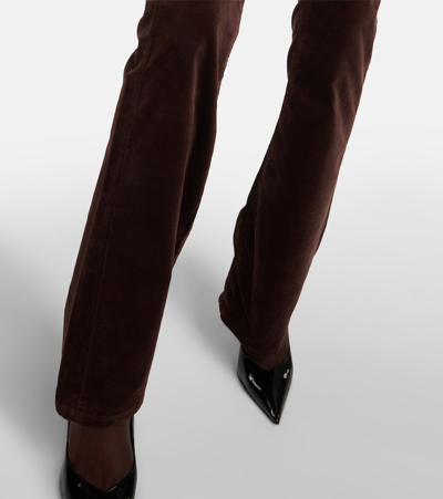 Ag Farrah Boot High Rise Boot Jeans In Bitter Chocolate In Brown