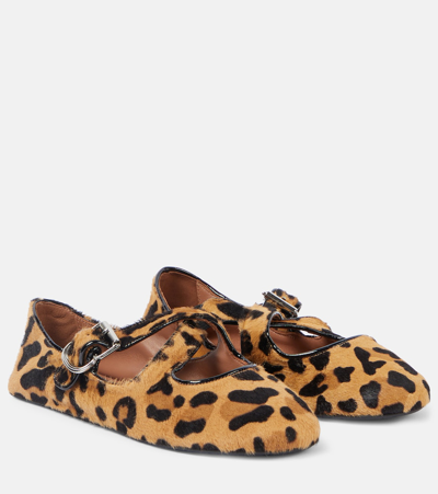 Alaïa Alaia Women Ballet Flats In Animal Print