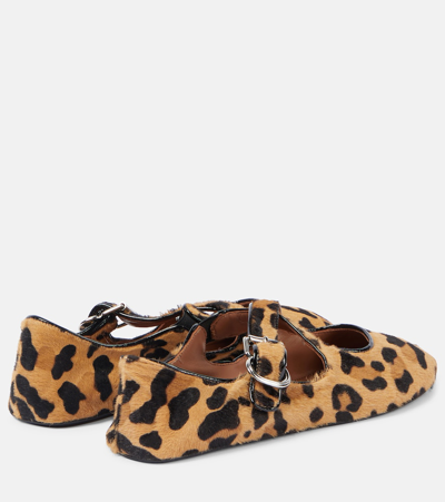 Alaïa Alaia Women Ballet Flats In Animal Print