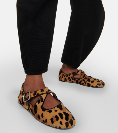 Alaïa Alaia Women Ballet Flats In Animal Print