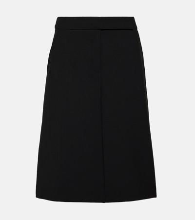 Shop Dorothee Schumacher Striking Coolness Pencil Skirt In Black