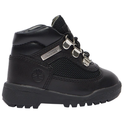 Shop Timberland Boys  Field Boots In Black
