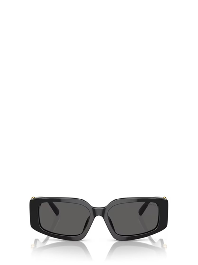 Shop Tiffany & Co . Rectangle Framed Sunglasses In Black