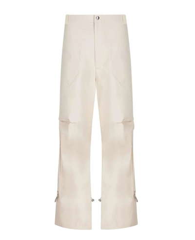 Shop Moncler Genius Moncler 1952 High Waist Flared Pants In White