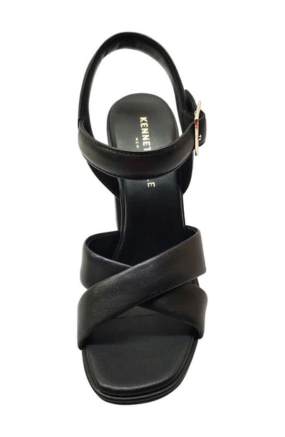 Shop Kenneth Cole Lessia Ankle Strap Sandal In Black