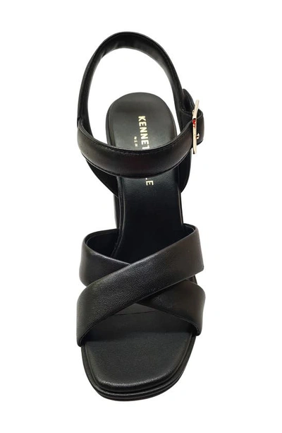 Kenneth Cole Women's Lessia Ankle Strap High Heel Sandals In Black